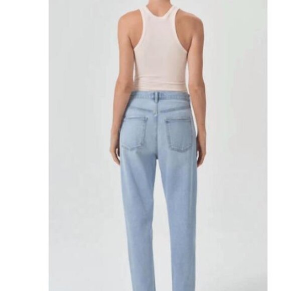 NWT! Agolde Maria Bath Salt Ribbed Bodysuit - S - Picture 2 of 3